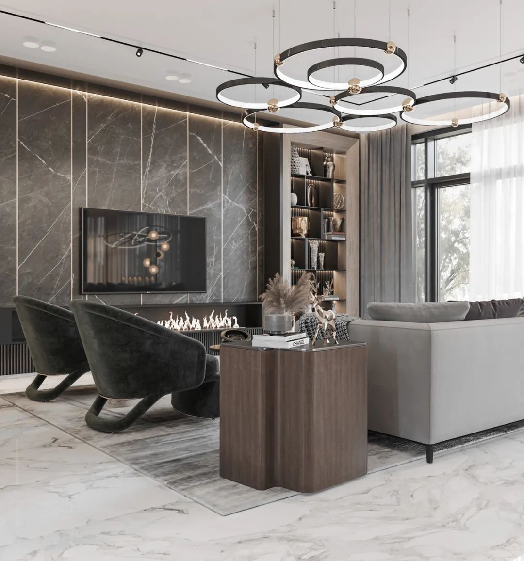 阿塞拜疆巴库现代轻奢公寓设计丨Aytan Guliyeva-6