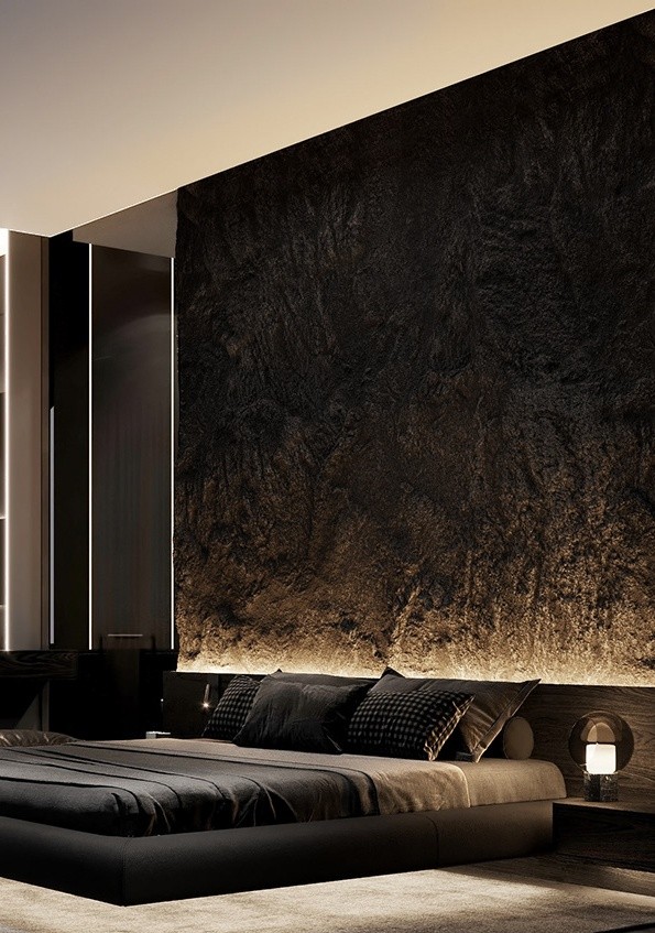 高级黑+简洁白的住宅设计--高级有范儿-15