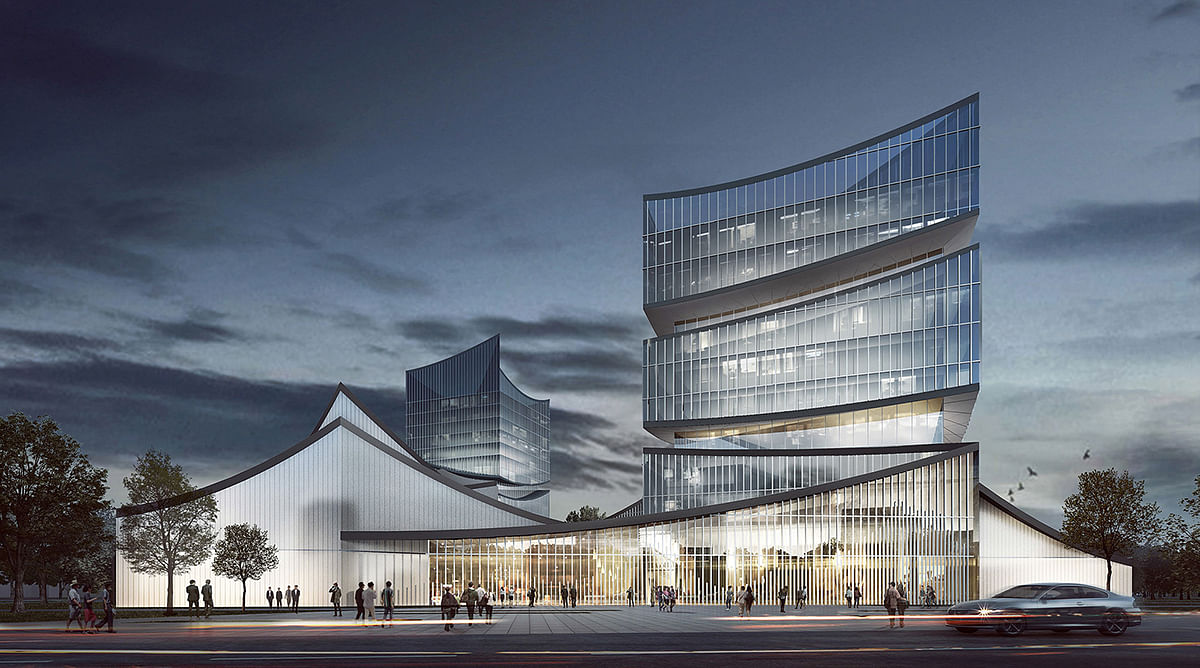 衢州智慧小镇数字经济综合体丨中国衢州丨LYCS Architecture,中国美术学院风景建筑设计研究院-43