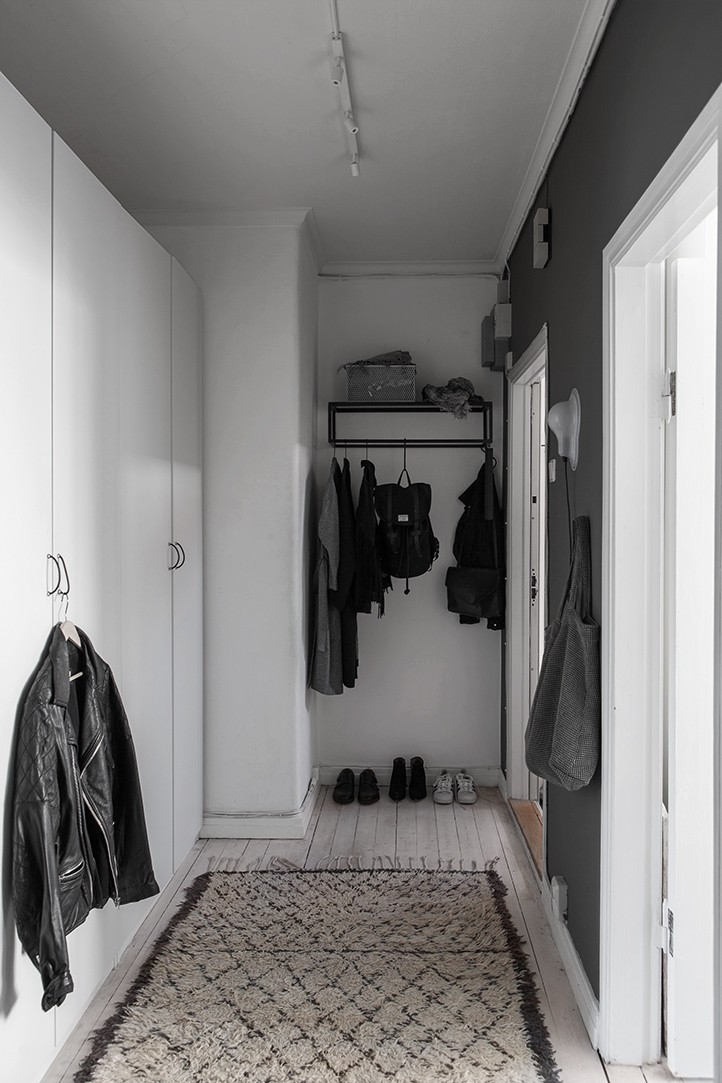 黑白对比打造 49 平米瑞典公寓时尚空间-19