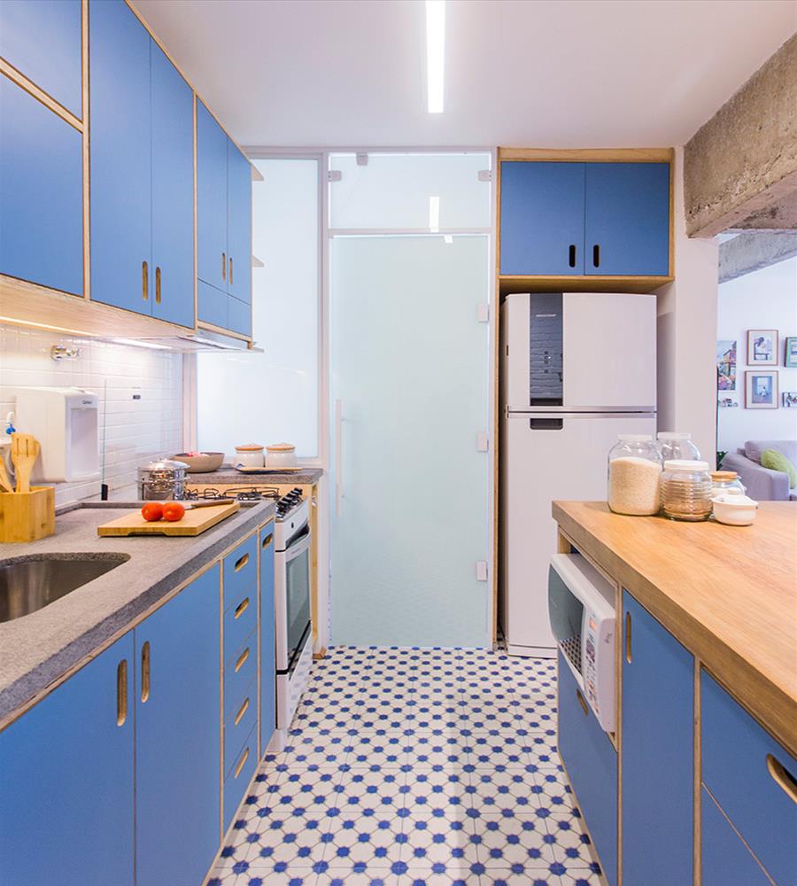 巴西 Butantã公寓 | 开放空间与色彩的完美结合-7