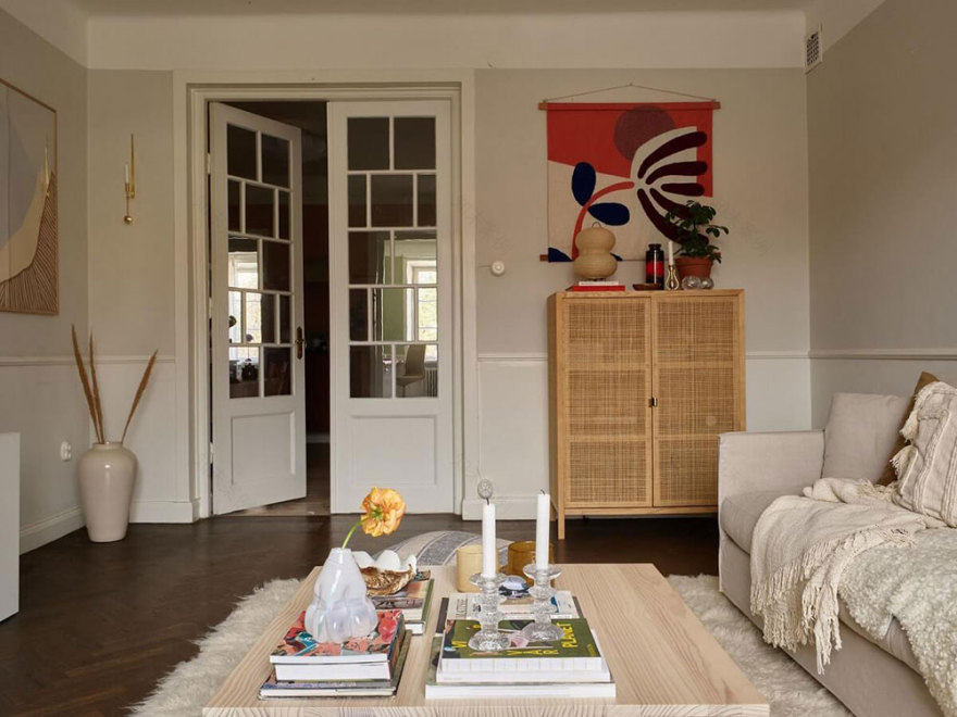 舒适的斯堪的纳维亚式公寓-5