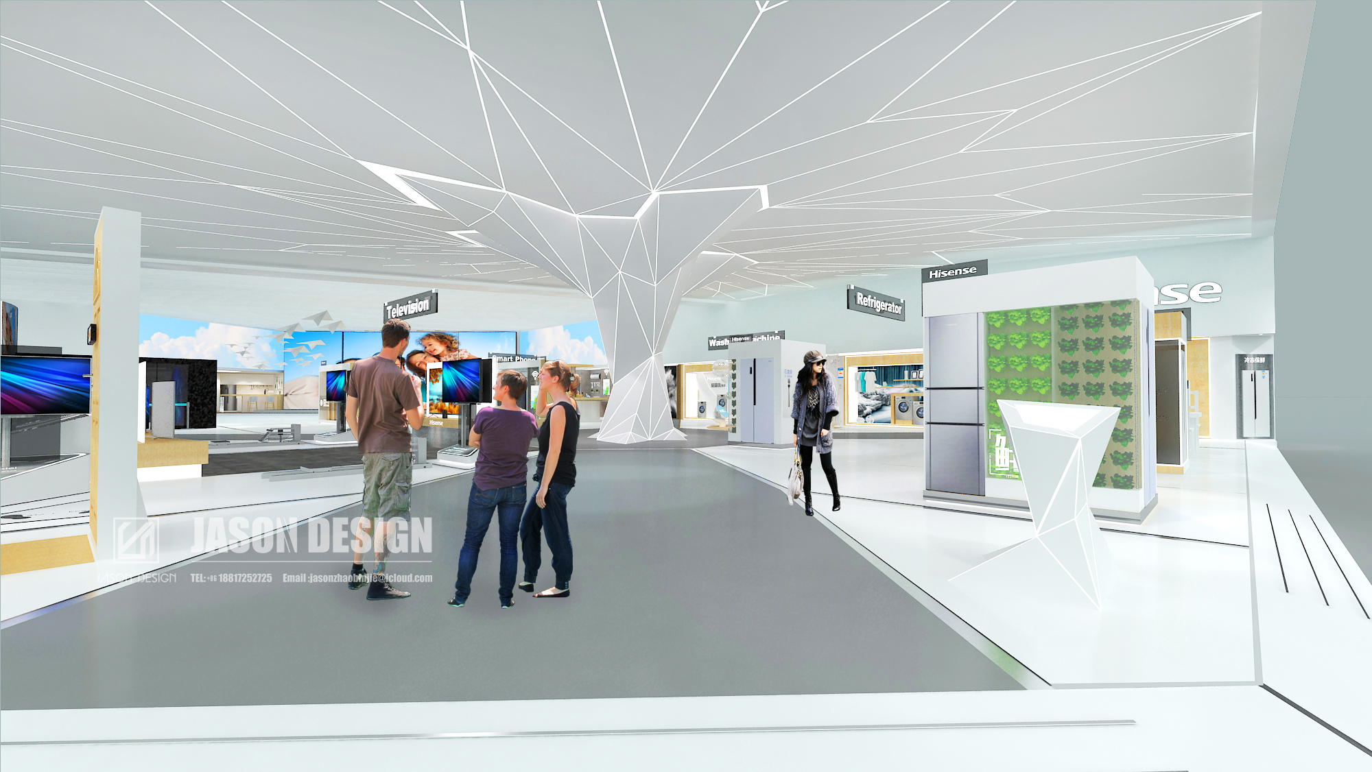 2017 年中国上海 AWE 海信展厅设计丨Jason zhao,YOYO pan-10