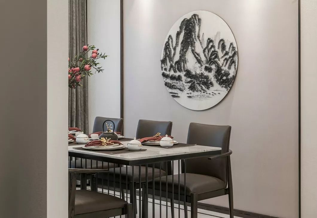 大地色与中式蓝的完美融合，打造优雅简约的人居空间-64