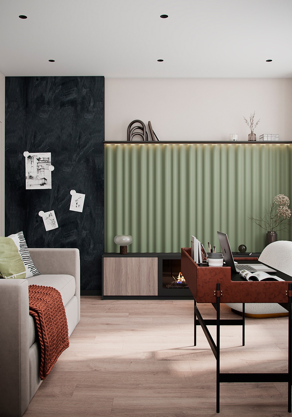 原木与绿色 打造出既清新又舒适空间-21