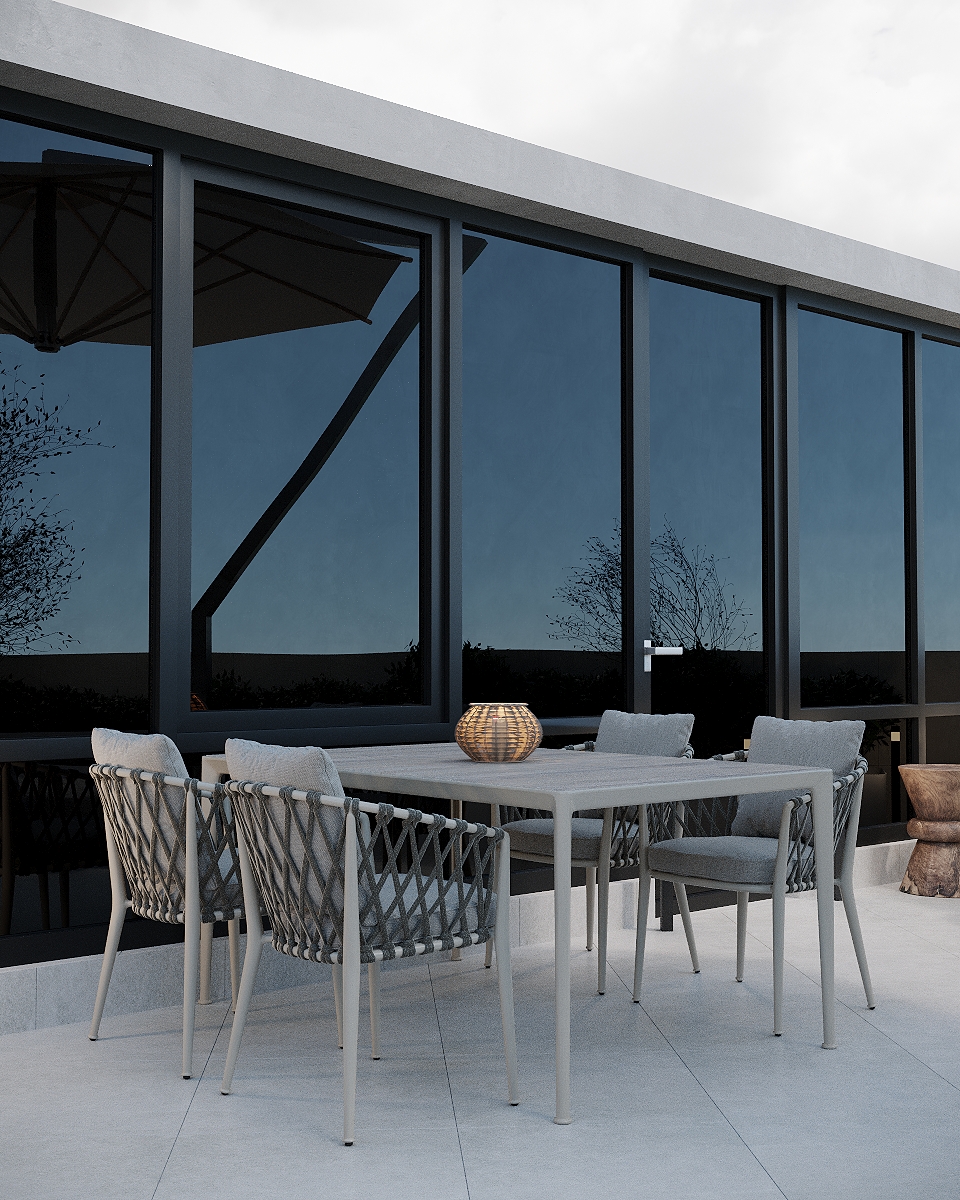 Terrace design in residential complex 7 continent-4