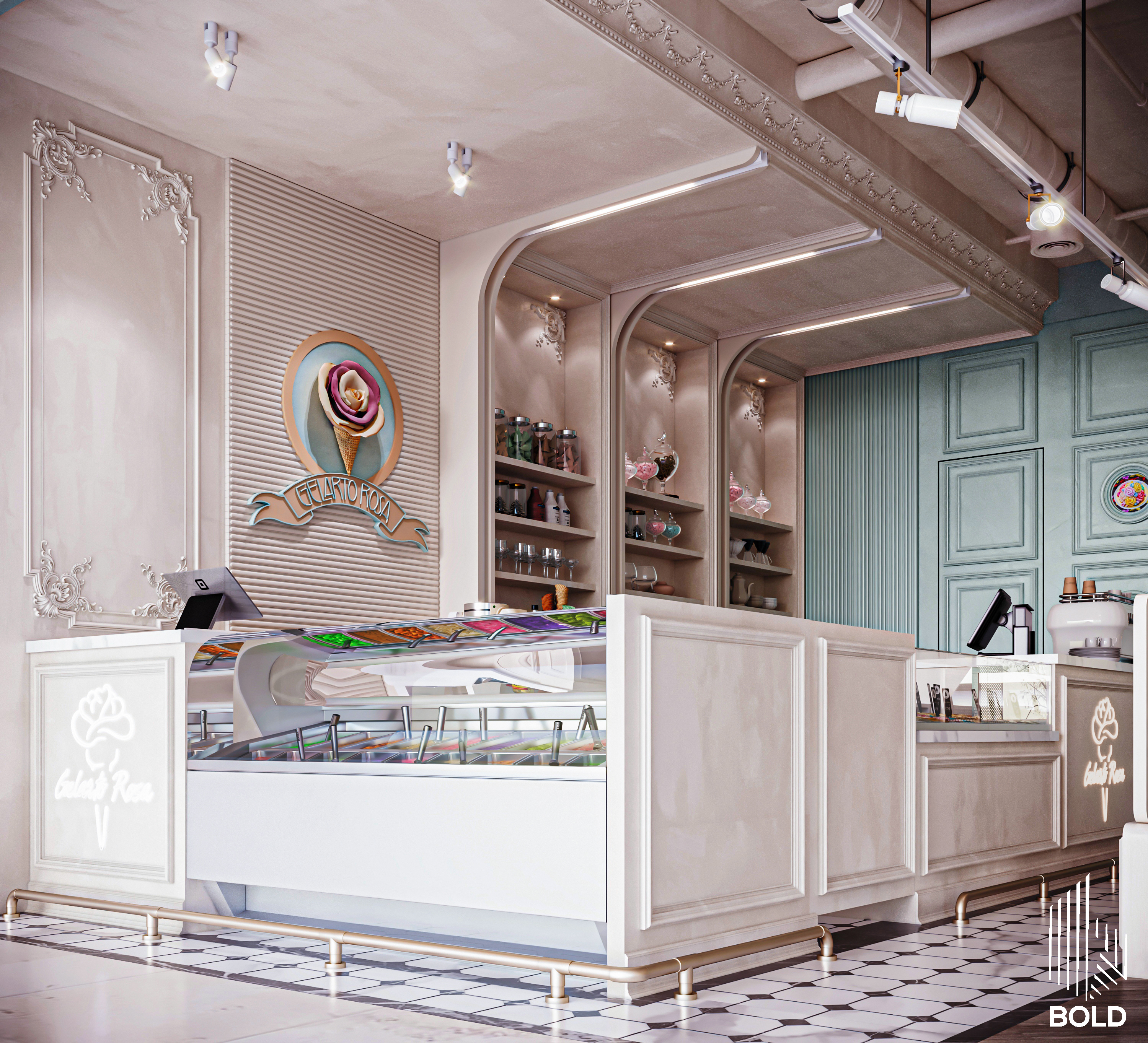 GELARTO ROSA冰淇淋店丨BOLD.Co-6