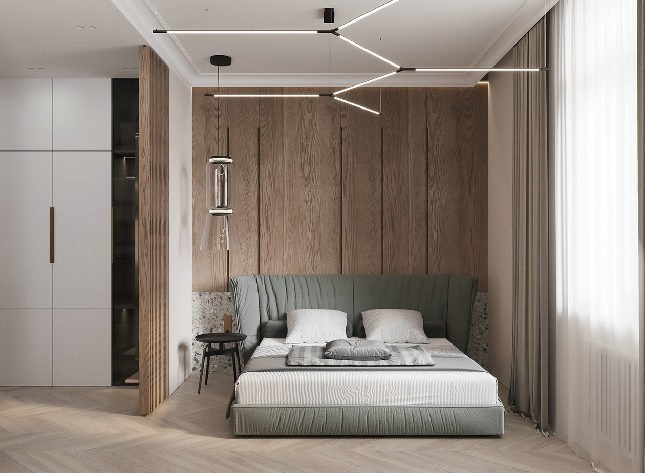 200㎡浅色系空间设计-22