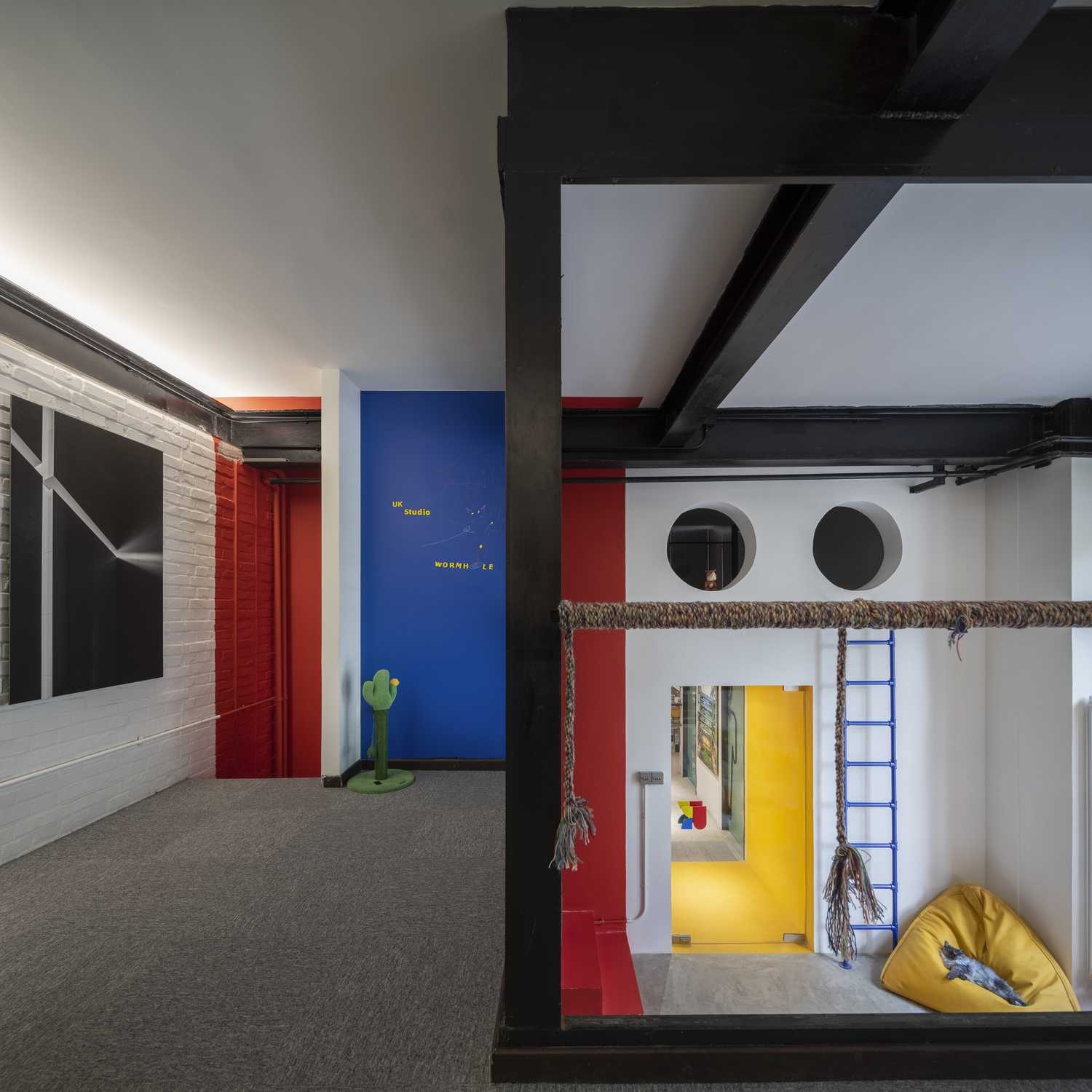 蒙德里安虫洞  UK Studio Office丨中国北京-43