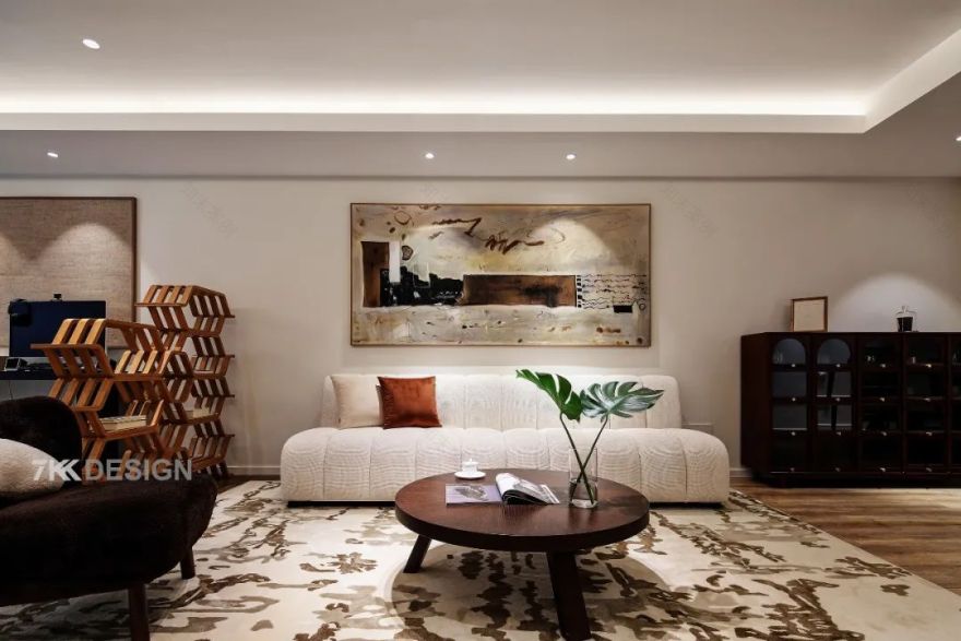 上海 145㎡美式双入户无主灯设计宅丨中国上海丨7KK DESIGN-18