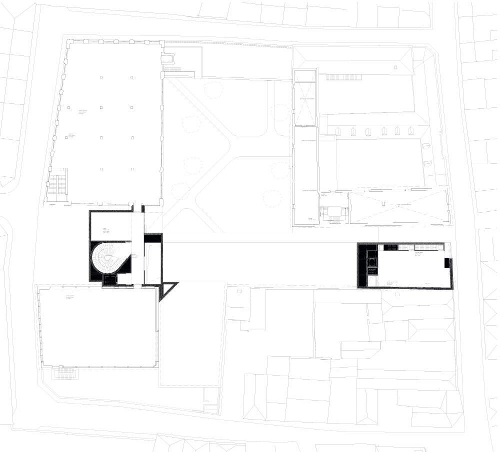 比利时 Tournai 建筑学院 | 混凝土工业风的教育空间-20