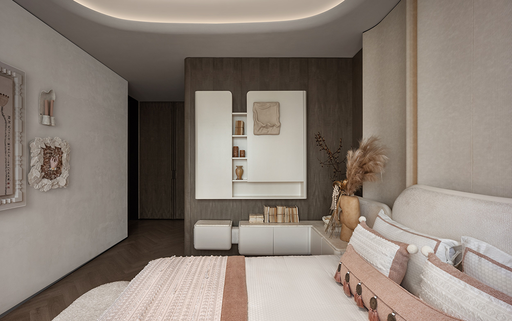 海口万华江东麓岛云溪岛二期上叠别墅样板间丨中国海口丨深圳市盘石室内设计有限公司-35