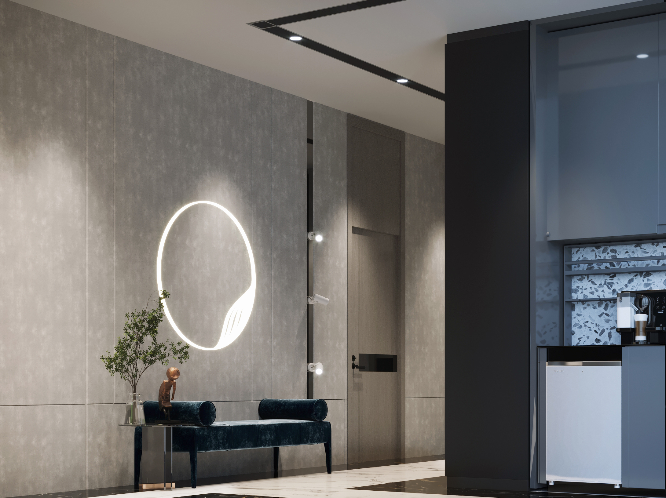 一楼·厅丨阿联酋丨ORTHO DESIGNS STUDIO-12