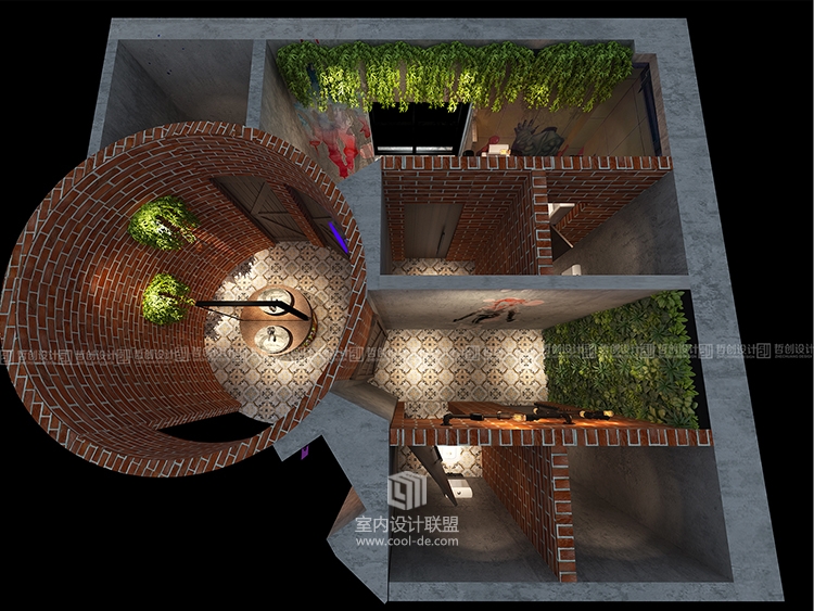 昆明专业网咖装修设计效果图分享 昆明网咖装修设计-4