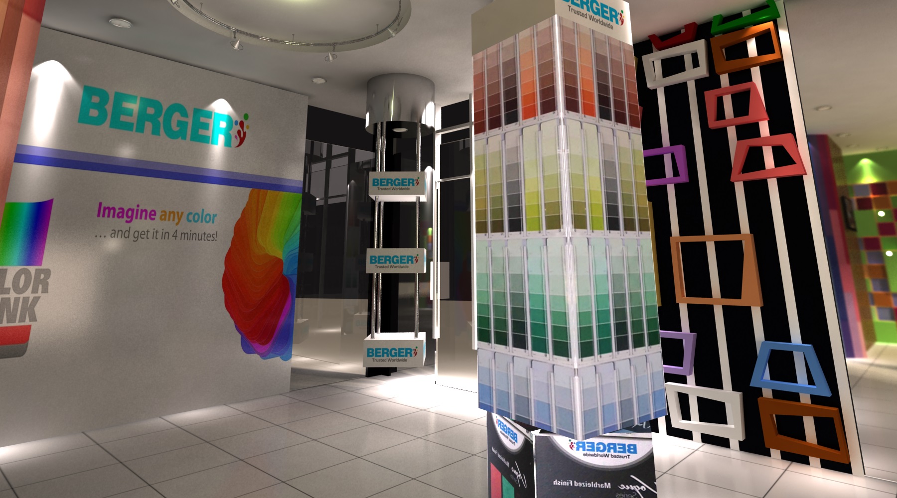 BERGER PAINTS STAND-10