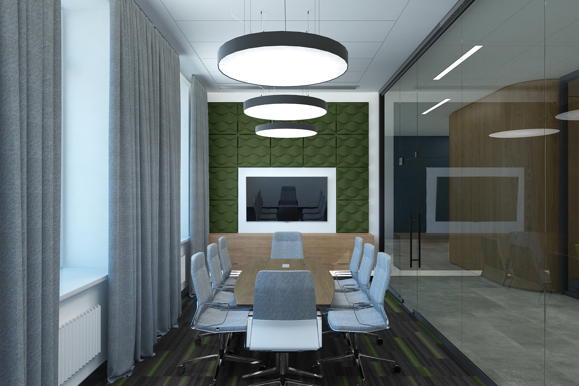 电信公司办公室丨俄罗斯莫斯科-12