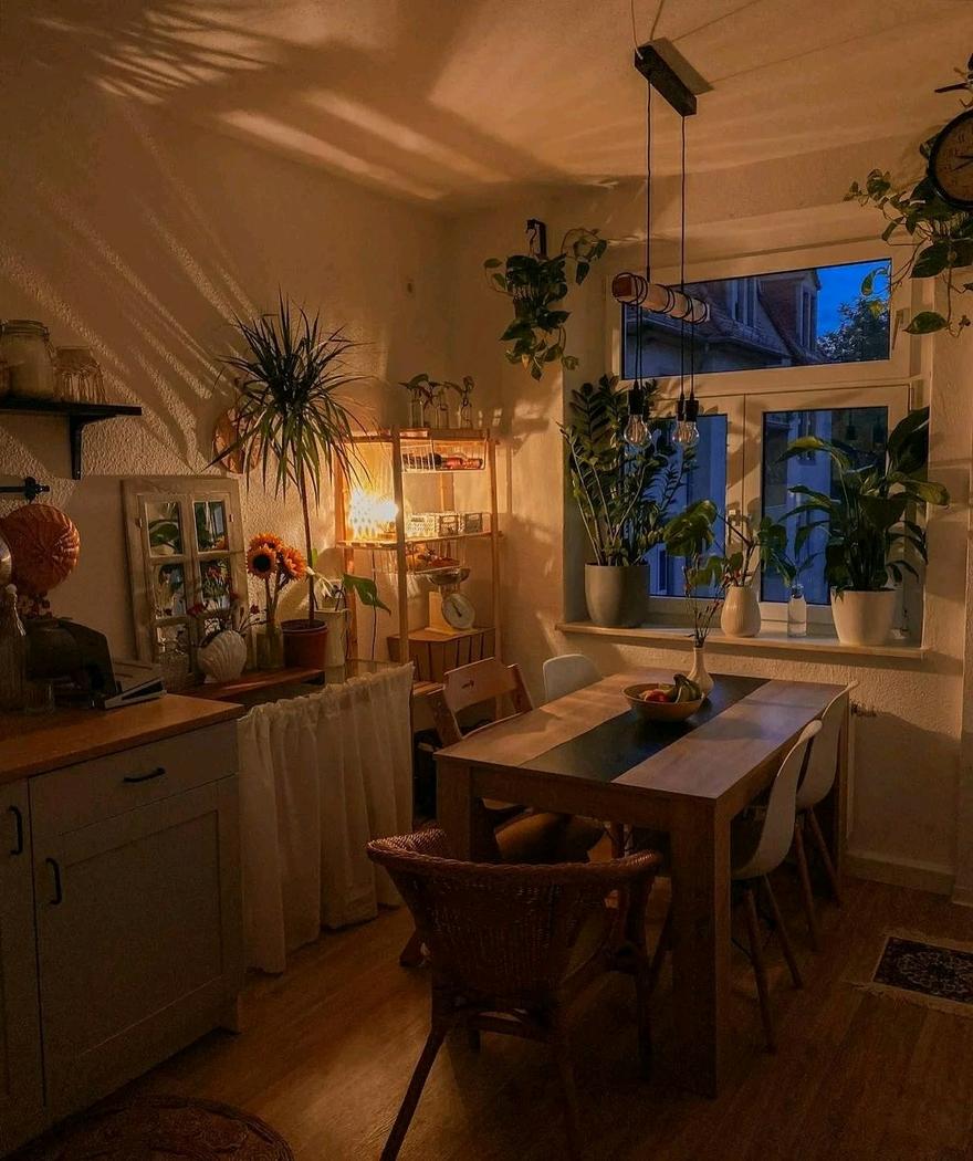 
黄昏和日落时，这样看家里美爆了 -3