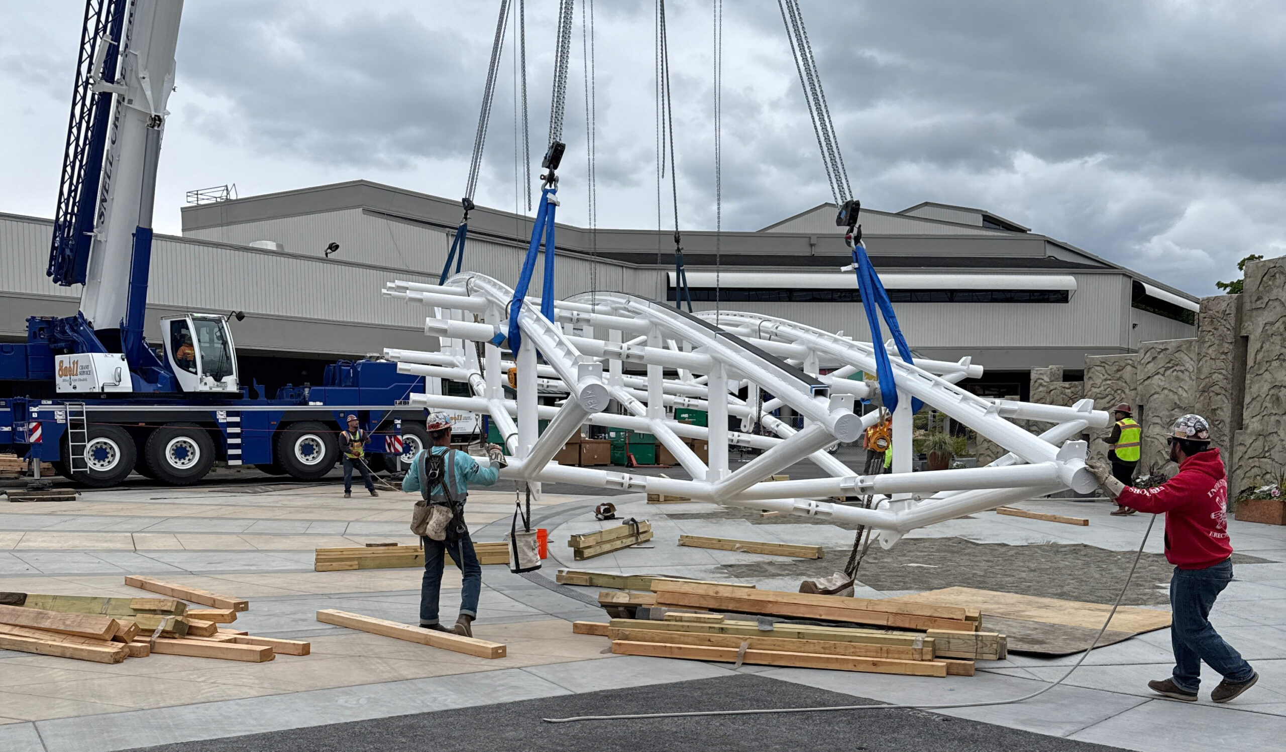 华盛顿州博览场馆入口雨棚项目丨美国华盛顿-34