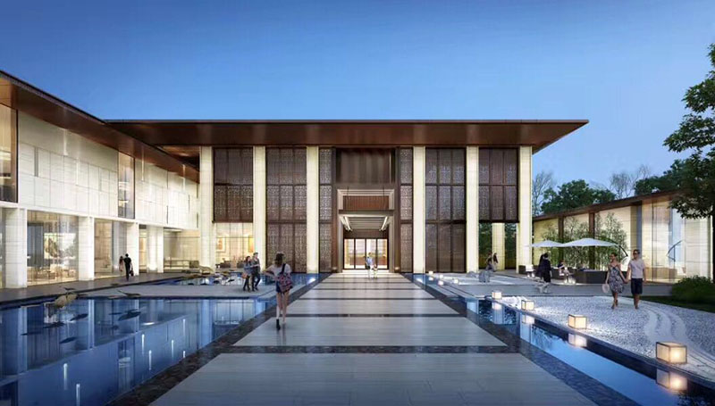 嘉兴中洲花溪地售楼处设计-9