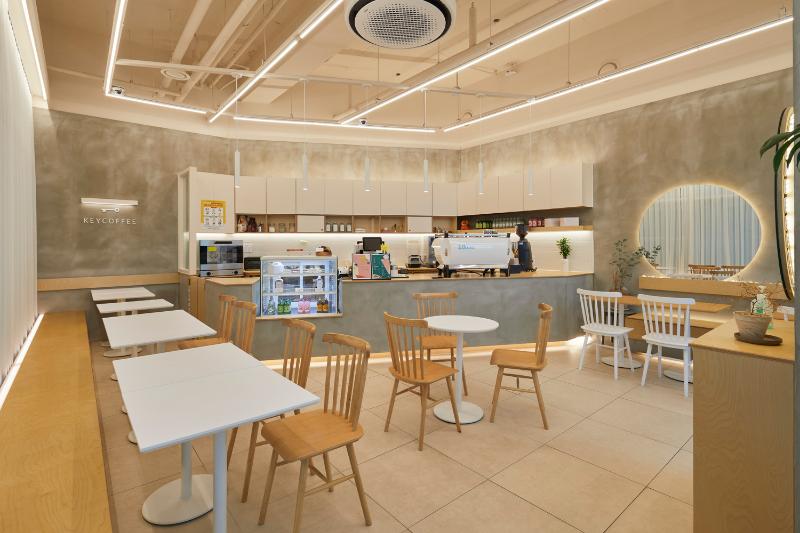 12 坪极简风咖啡厅设计 | 韩式 White&Woodton 风格-3