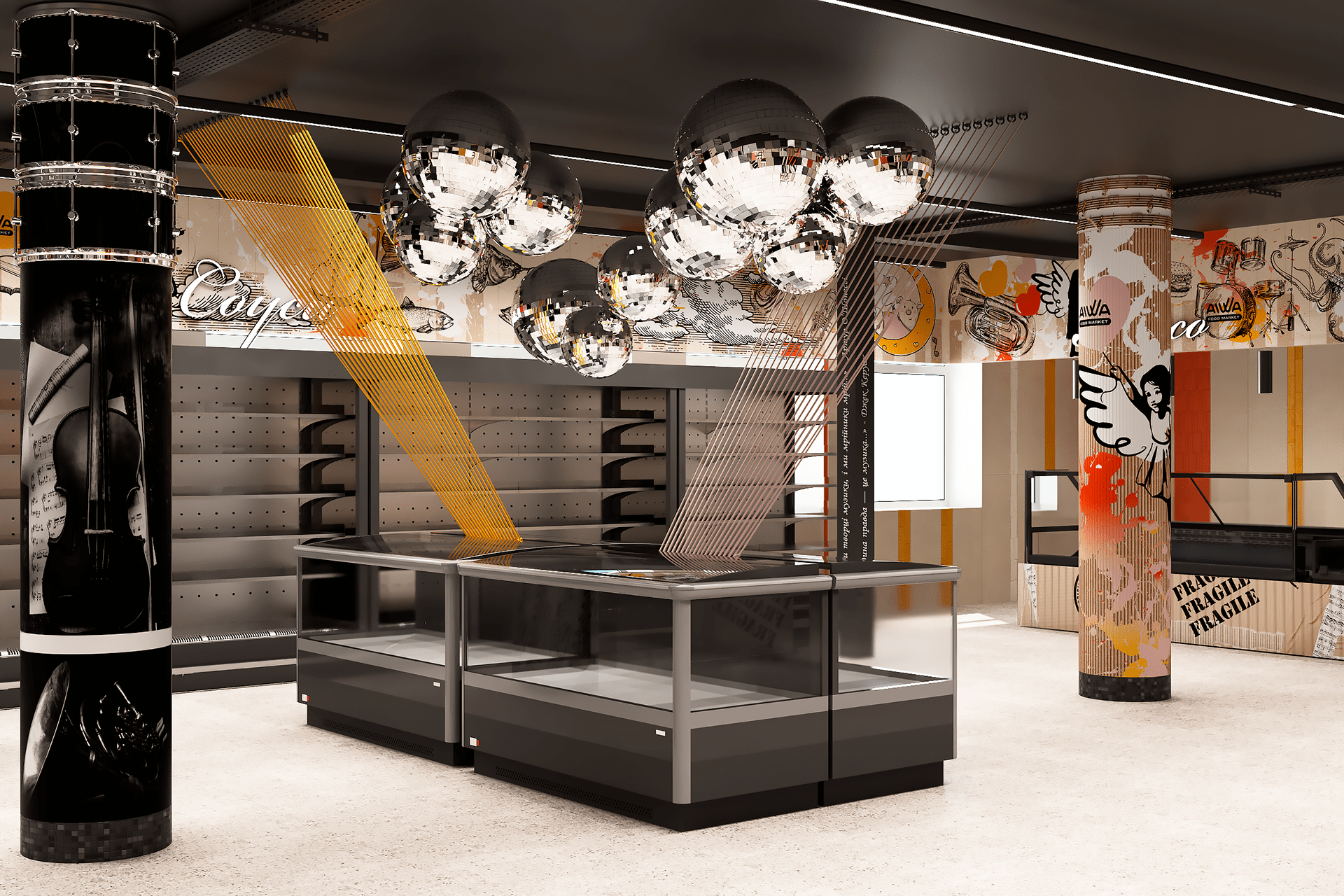 AIWA MARKET 超市室内设计丨乌克兰文尼察丨Julia Vin-57