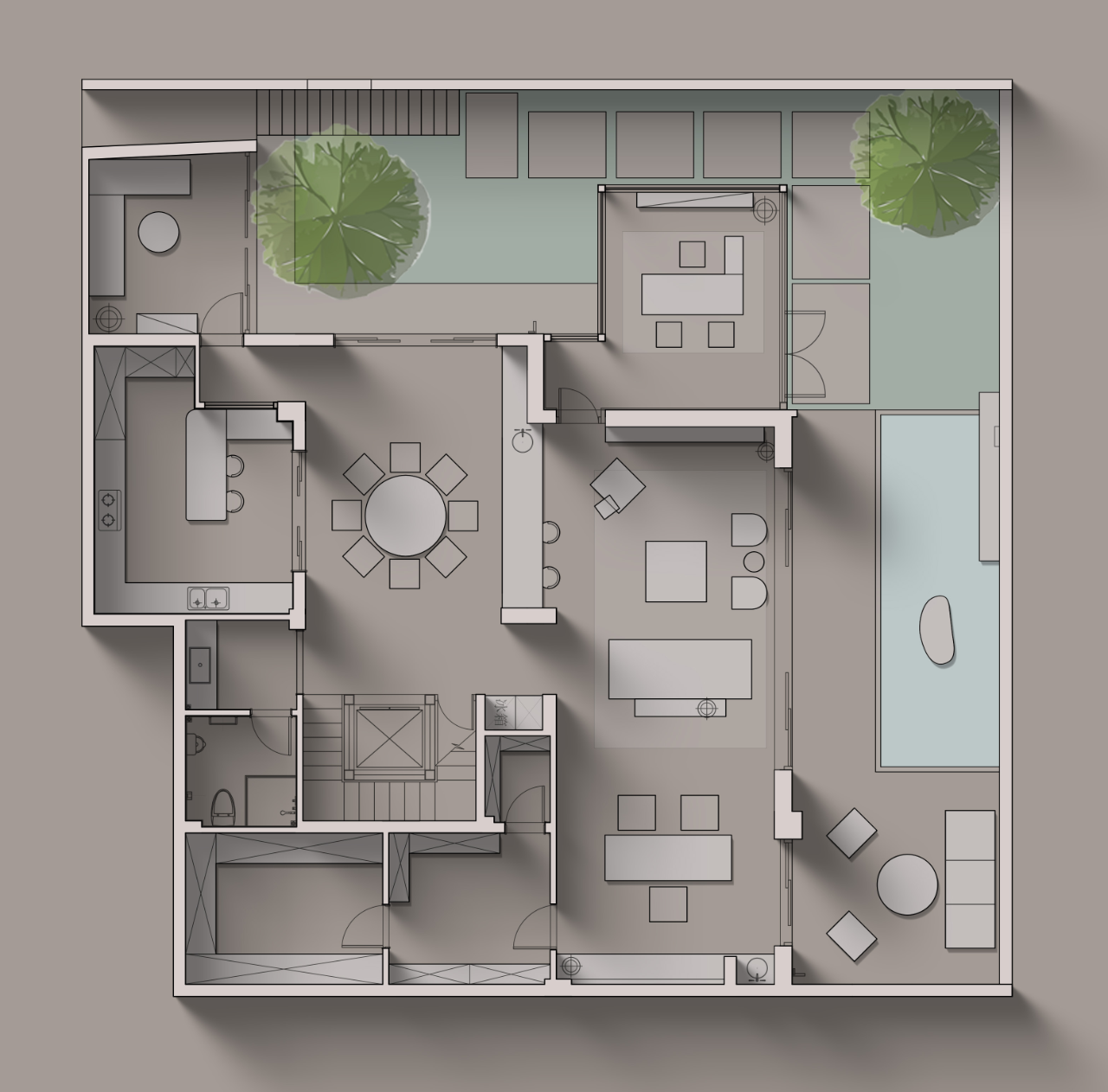 《大地》与《心灵》丨中国重庆丨源松营造-86