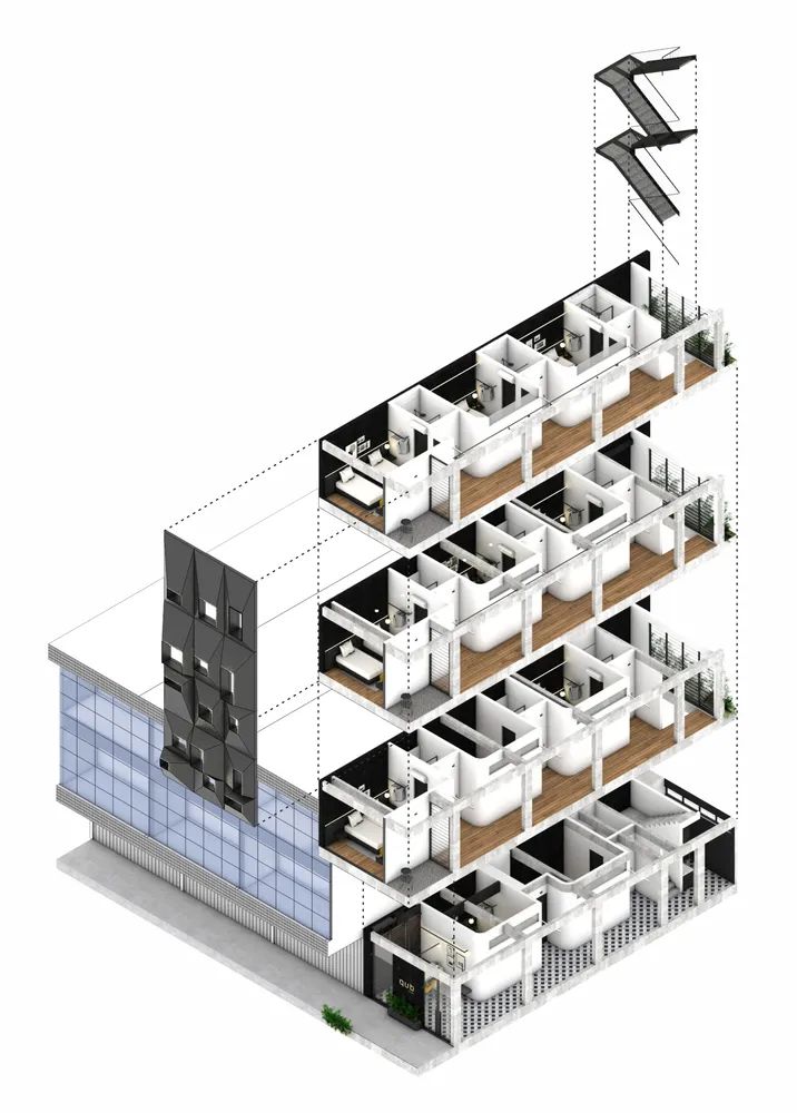 工业风 Qub Rooms 酒店丨印度丨不详-44