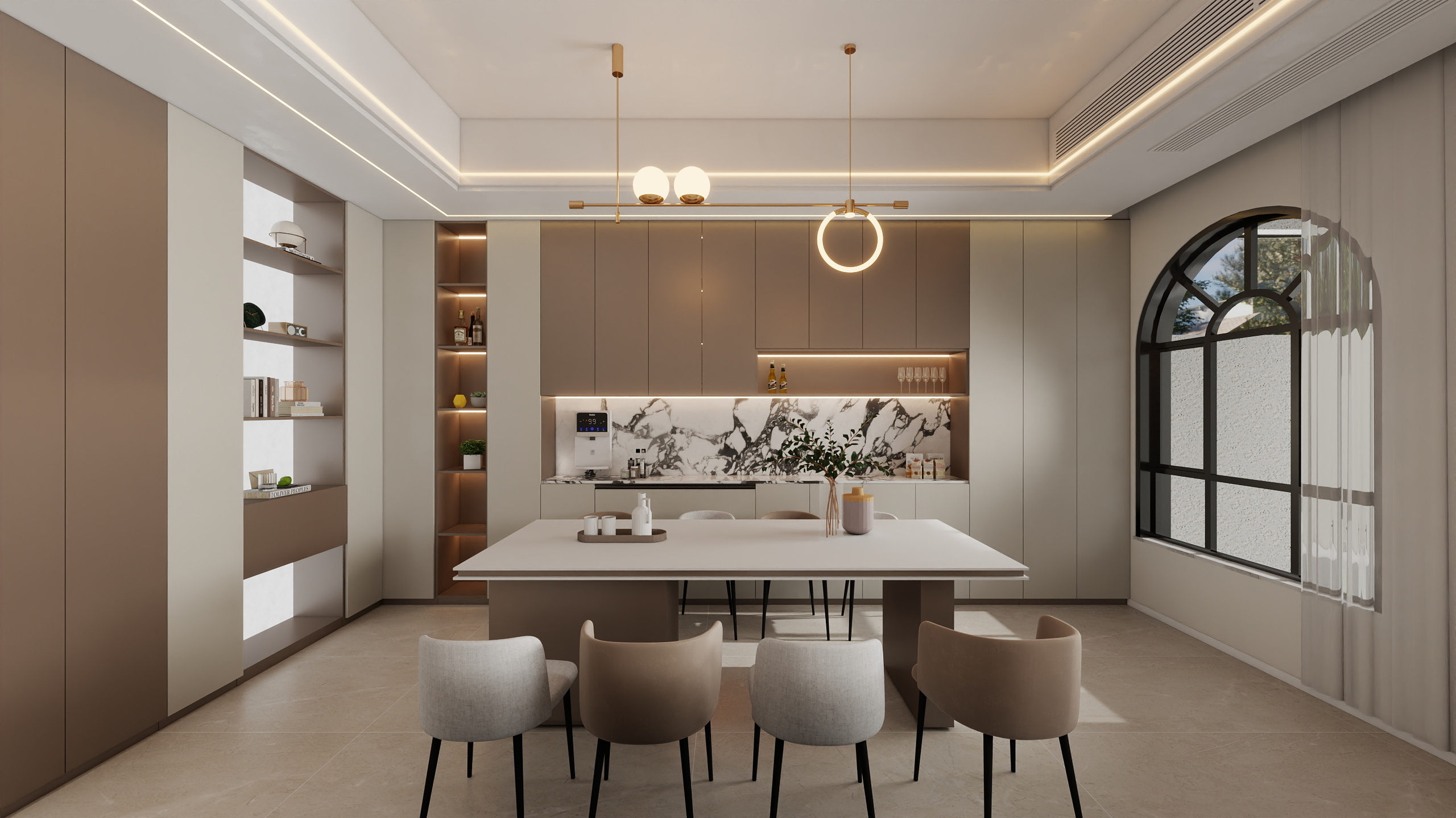 四川崇州嘉裕第六洲斑斓屿（436平方现代简约别墅）-9