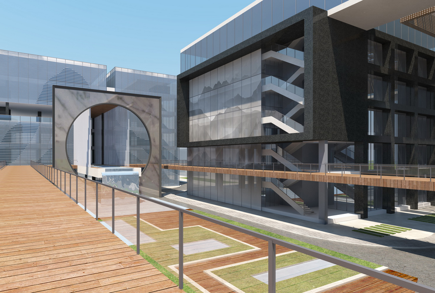 新安区第三工业区康美智慧药房改造SU模型-4