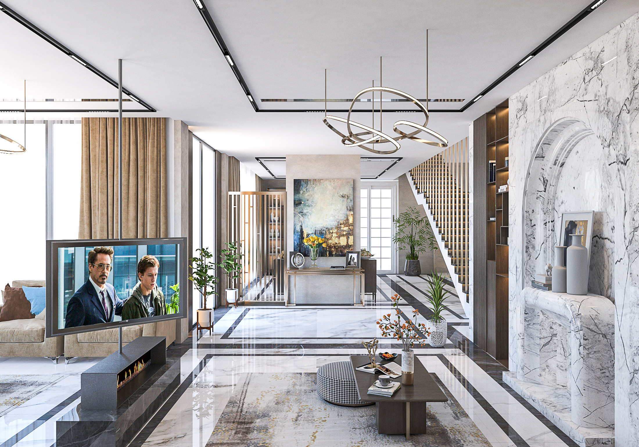 Modern Main hall in ksa-0