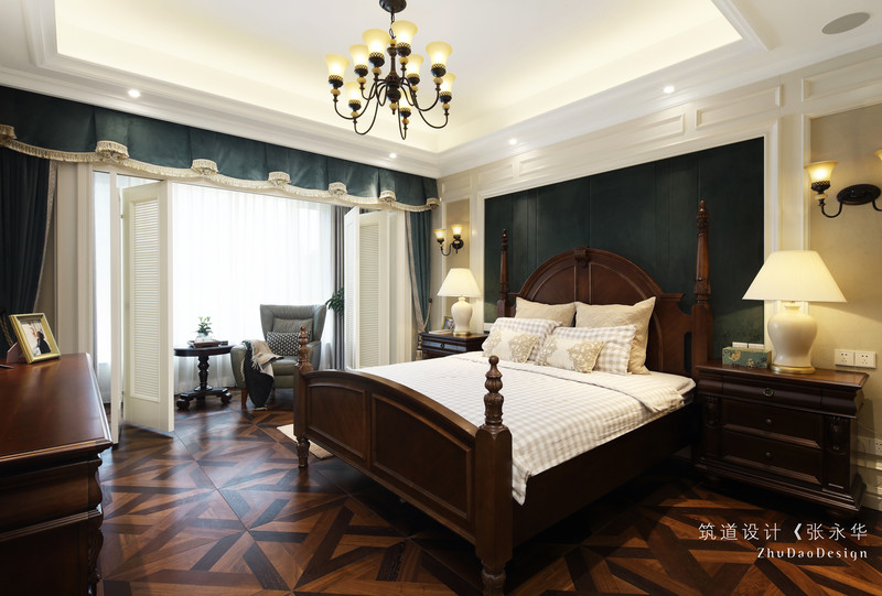 豪气美式全屋丨筑道设计-19