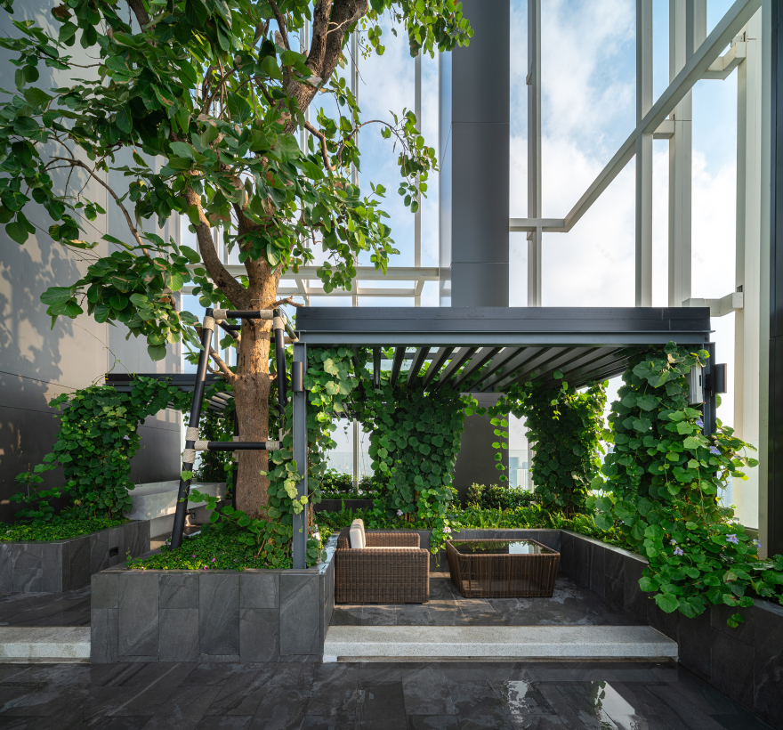 泰国曼谷高层住宅区景观-36