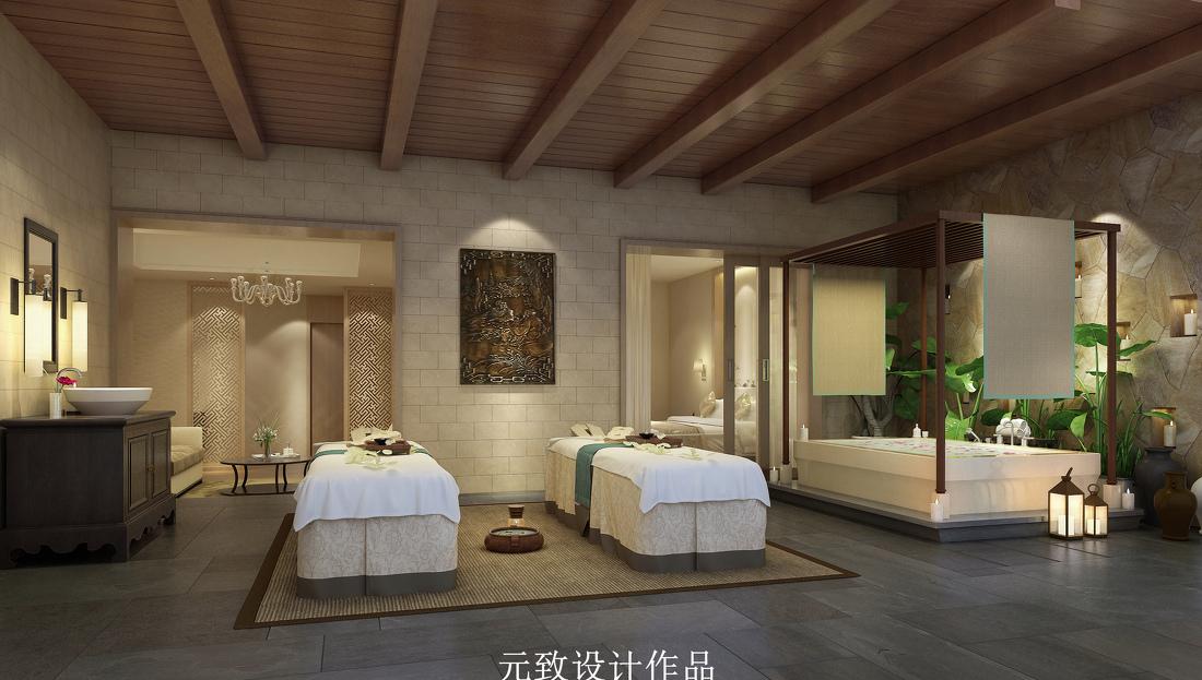 融合东方美学的美容院装修设计-0