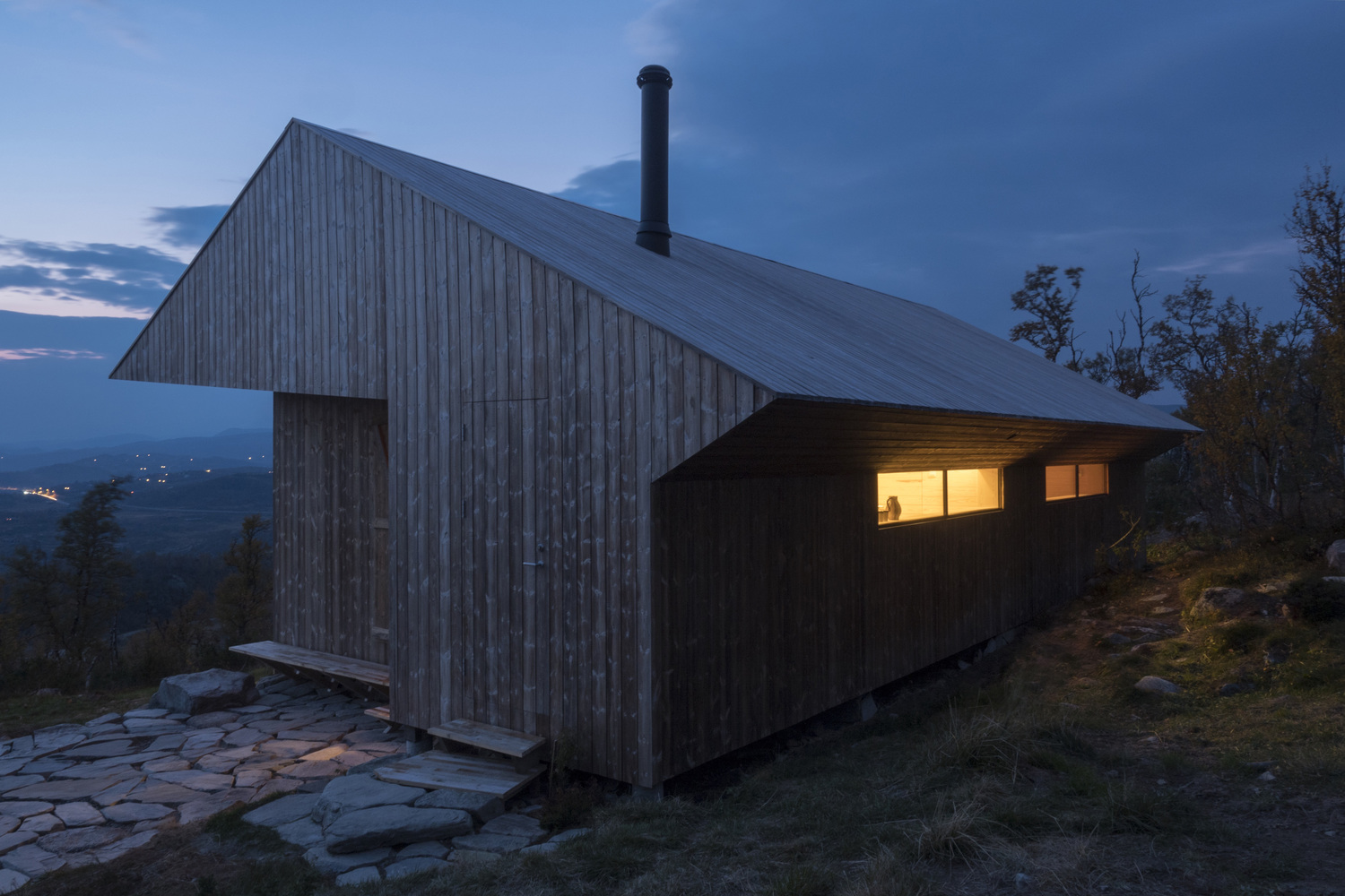 挪威高山小木屋，全年观景胜地-57