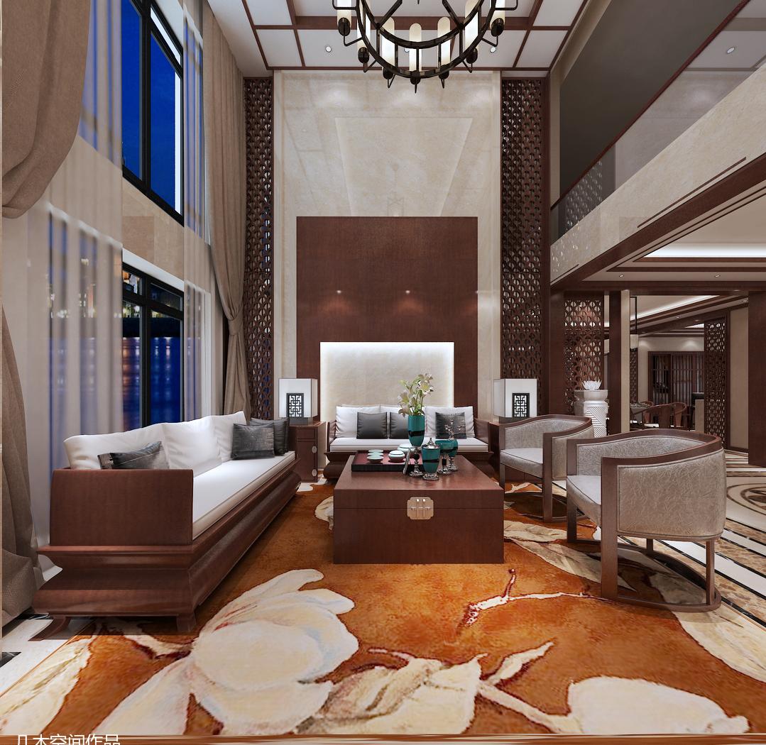 
溪堤郡中式别墅 -10