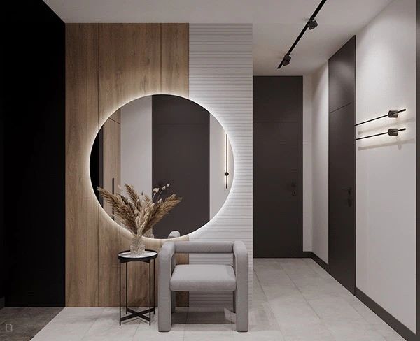 现代简约玄关设计-44