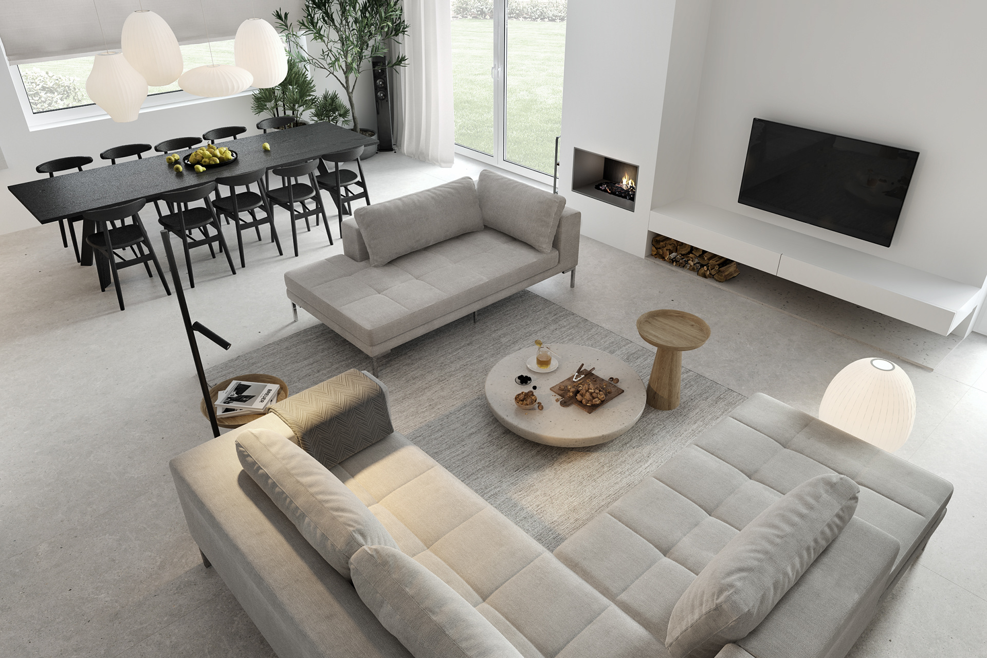 白色系+高级黑 极简主义的极简美-5