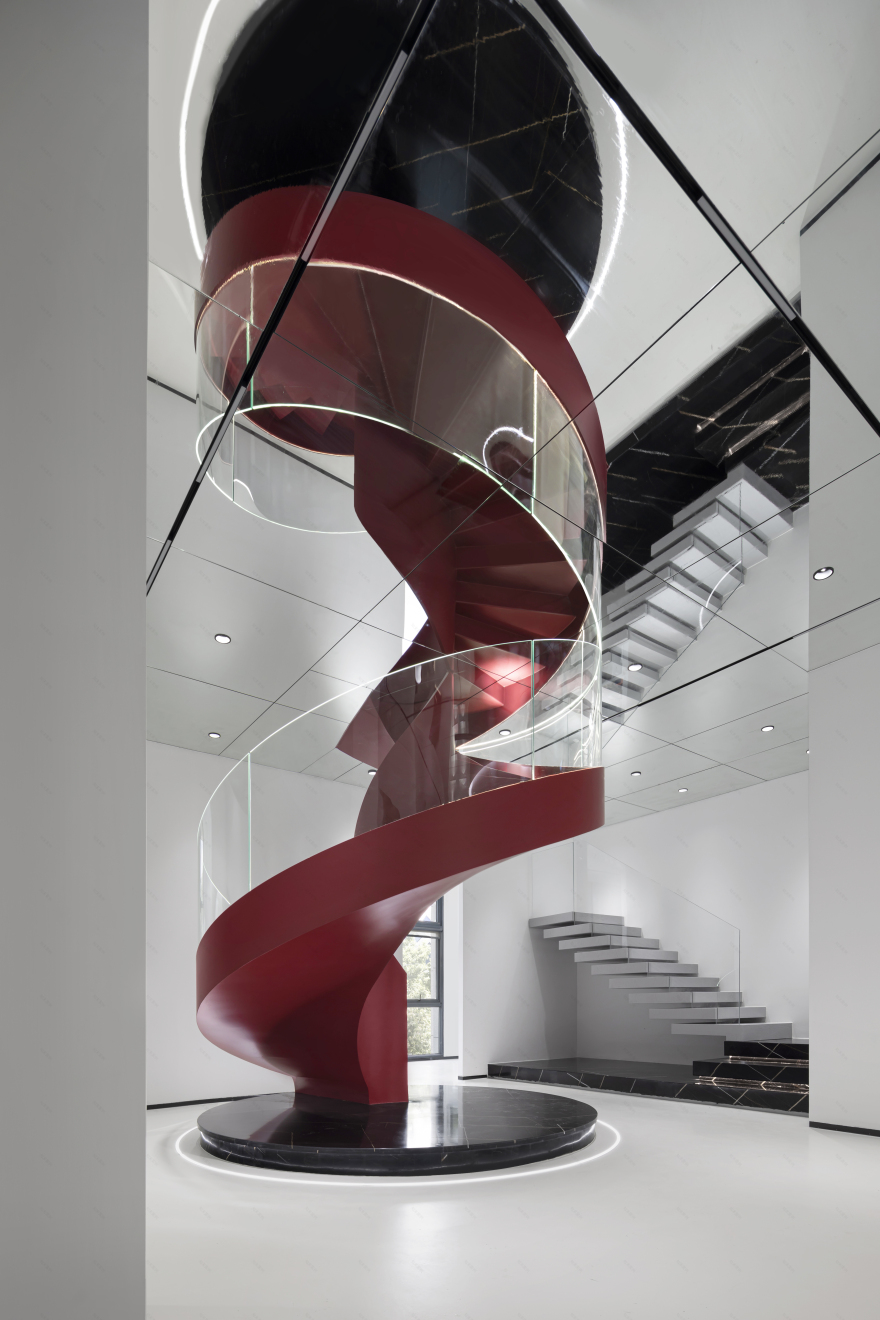 美锦墅楼梯展厅设计丨中国上海丨原一空间设计-13