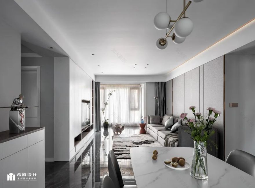 《林中月》现代风格家居设计丨希雅室内设计-19