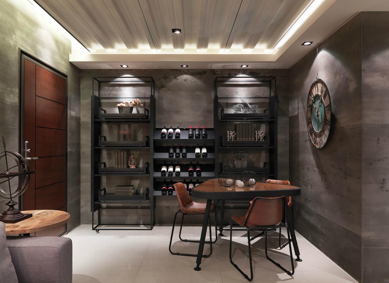 金属摇滚——个性工业质感宅  彩韵设计-7