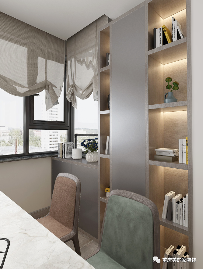 200㎡五口之家,现代简约轻奢生活-51