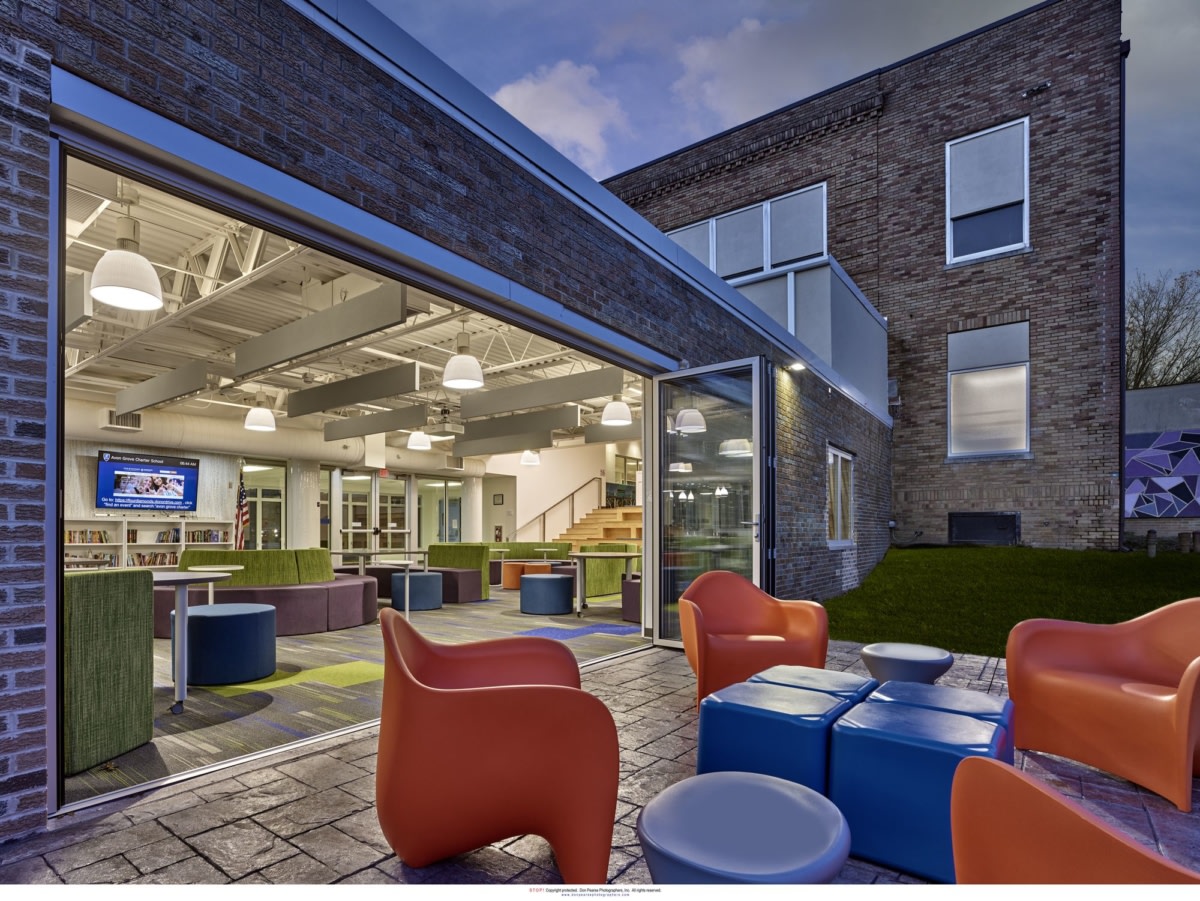 Avon Grove Charter School Collaboratory | 灵活教学空间的新典范-19