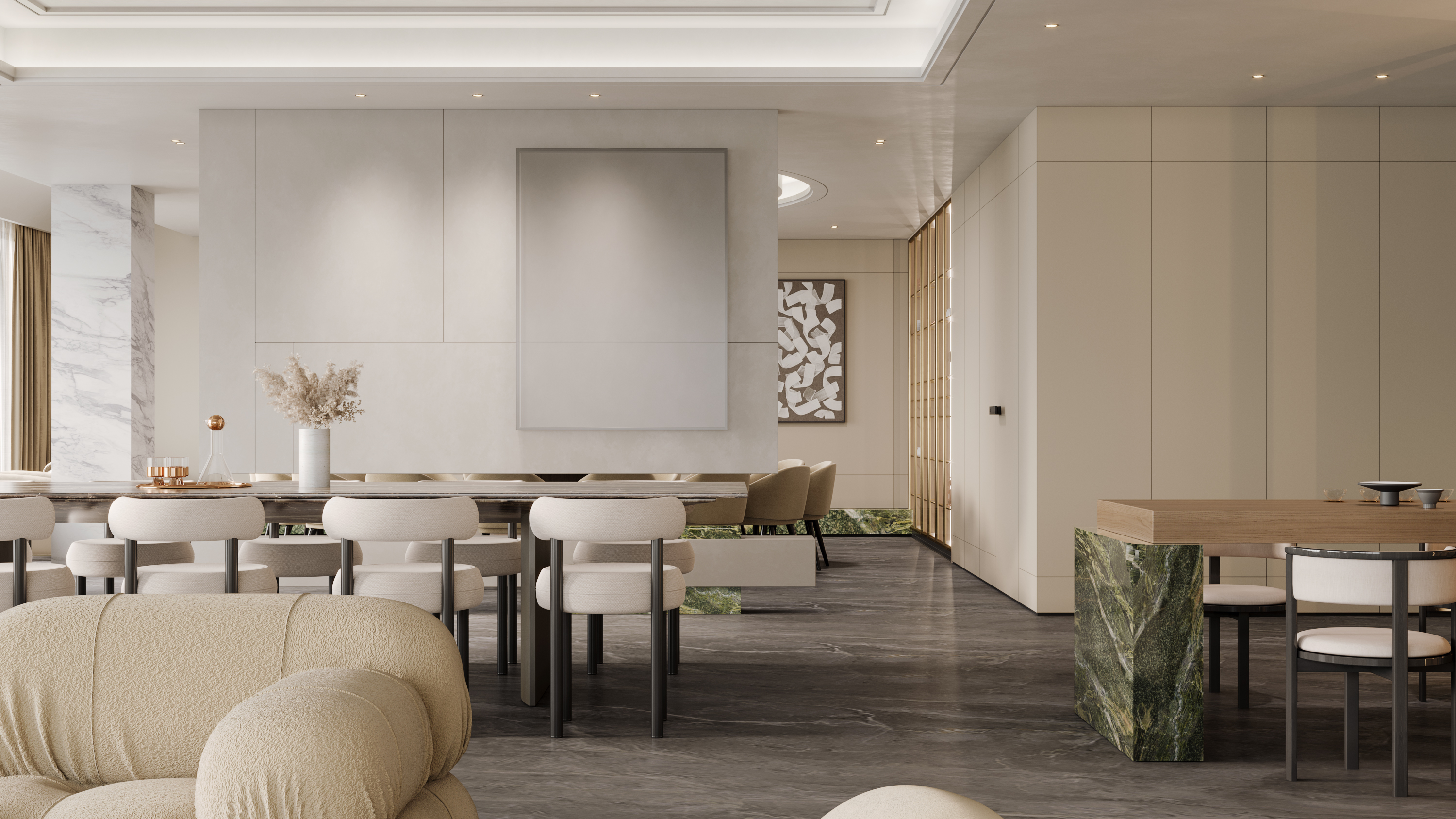 家装大平层奶油风-7