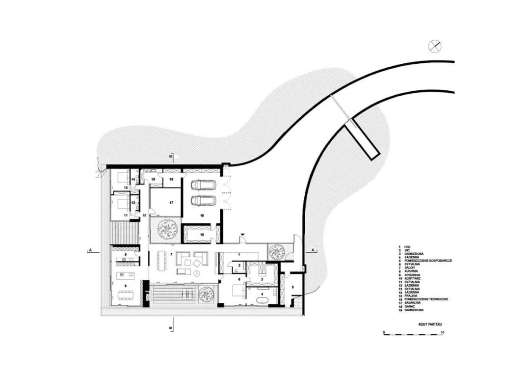 波兰坡地河畔集成住宅丨77建筑工作室-15