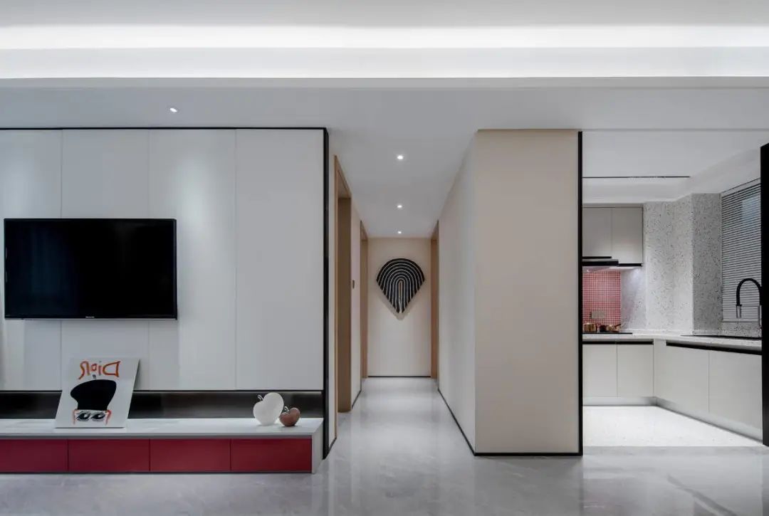 艺术个性的 70㎡现代时尚公寓丨中国兰州丨深圳市莫菲特空间设计有限公司,深圳市佳明酒店配饰有限公司-5