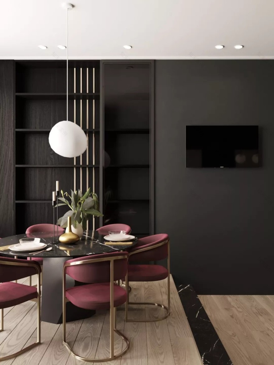 白俄罗斯 Zrobym 建筑事务所 272㎡现代轻奢公寓设计-32