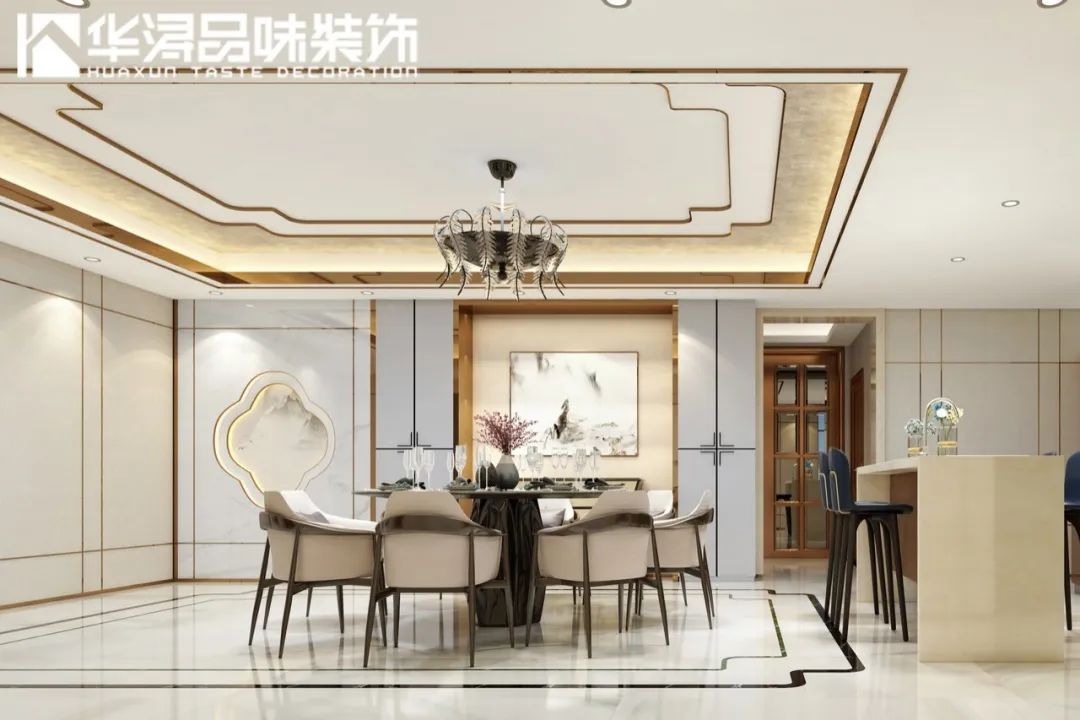 青山绿水间,370m²新中式奢华雅居-53