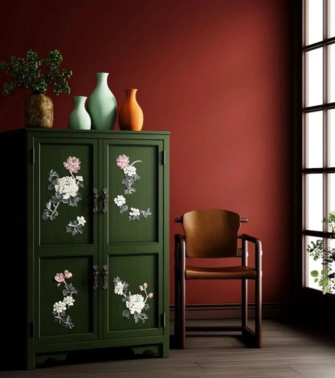 My home ，红墙要有一席之地。-32