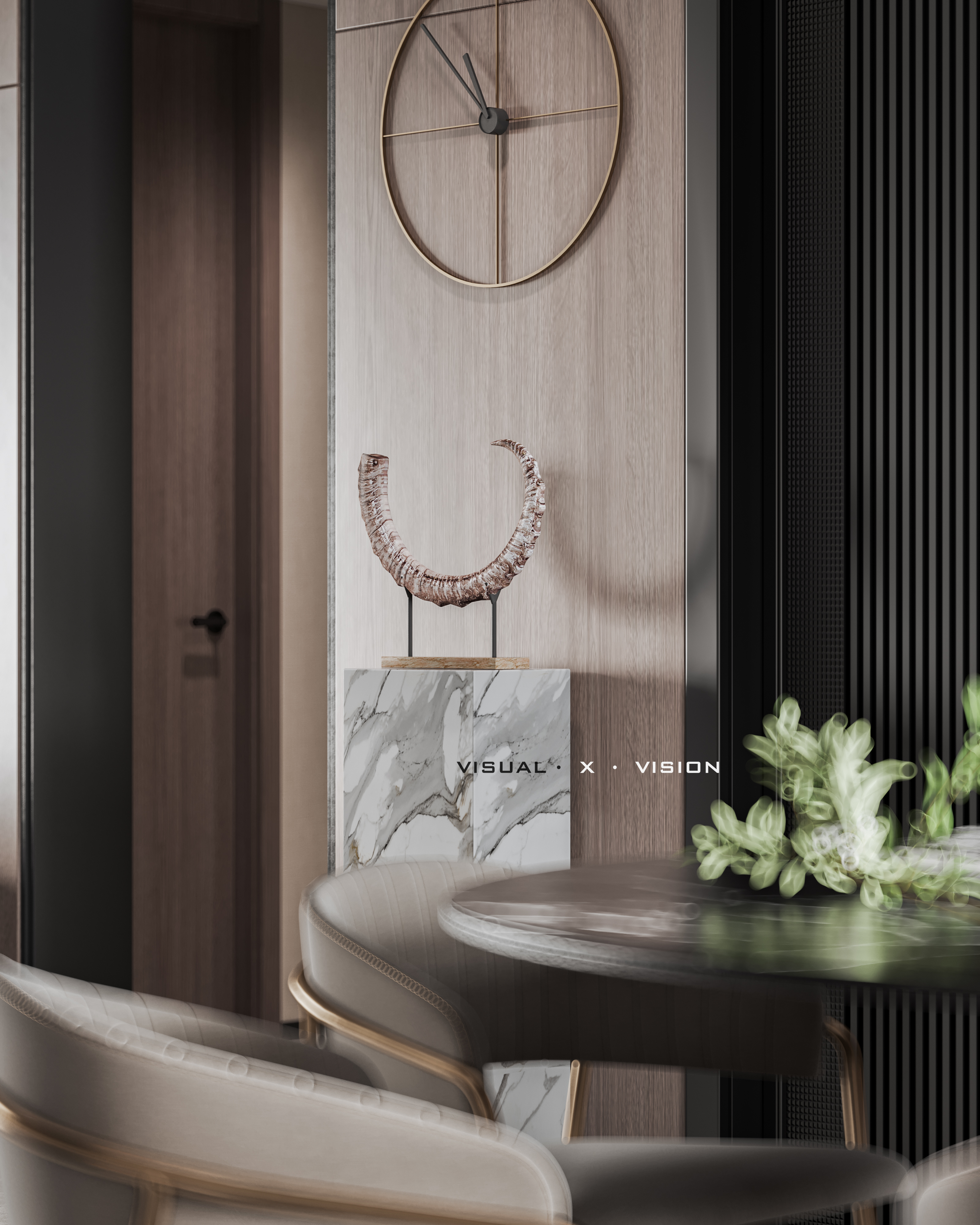 现代沉稳空间 | 3Dmax2018 打造 Corona4.0 与 Photoshop2019cc 应用实例-8