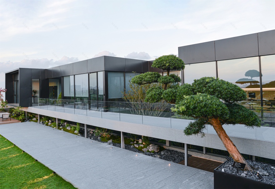 框·井 至岸景观的现代禅意空间-54